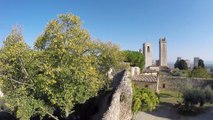 STREET VIEW: San Gimignano in Tuscany in ITALY