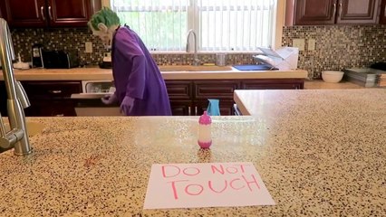 Spiderman vs Joker Turns Into A Baby! - w_ Rainbow Skittles! - Funny Superheroes  -)-vaB52