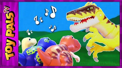 DigiDinos TOY DINOSAURS Singing to Velociraptor Dinosaur Interactive Toys Kids Video Review-go