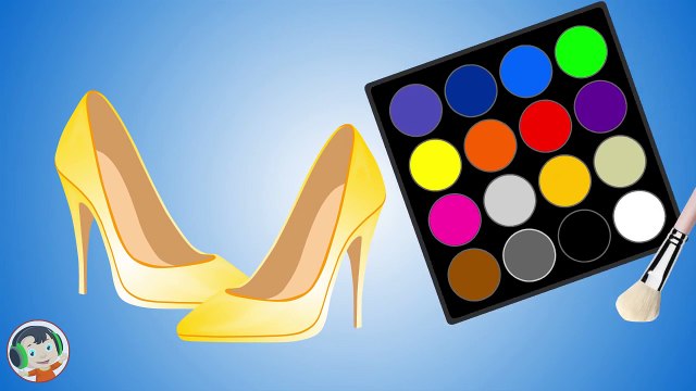 Learn Colors with High Heels _ Learn Colors for Kids - Toddlers - Children - Baby _ Video for Kids-5UdtF