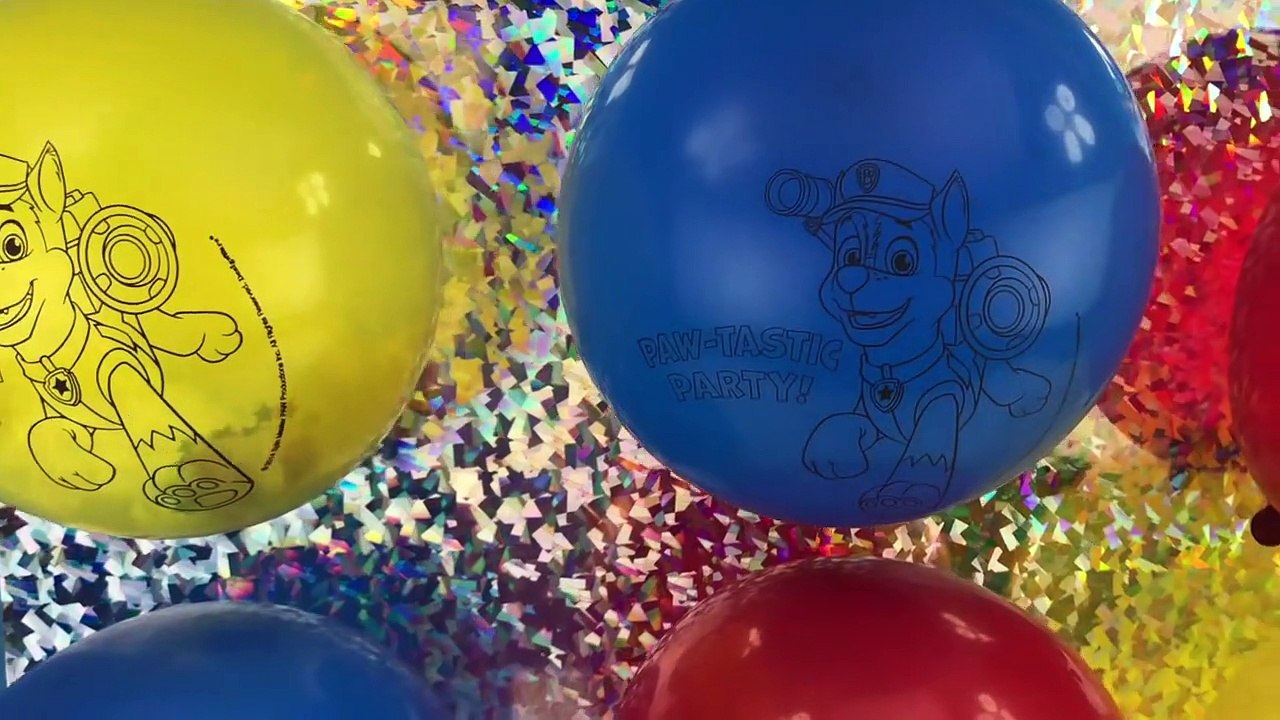 Paw Patrol Balloon Pop Surprise Toy Video-nt9