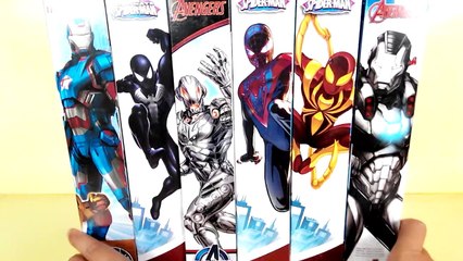 Titan hero series, Superhero marvel toys, Ultimate Spider man vs Ultron vs War machine,hot kids toys-Yg