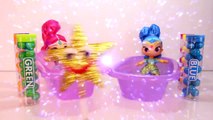 Learn Colors SHIMMER AND SHINE Candy Bath Tub Gumballs Surprise Toys Nick Jr.-nYUXEOE