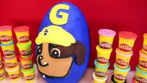 GIANT Paw Patrol EGGs Learn Letter 'G' ABCs Rubble SURPRISE TOYS Toypals.tv-0