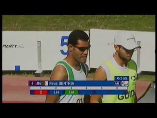 Athletics - Firas Bentria - men's long jump T11 final - 2013 IPCAthletics World Championships, Lyon