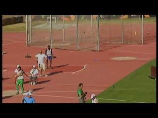 Athletics - Jayden Sawyer - men's shot put F38 final - 2013 IPC Athletics World Championships, Lyon