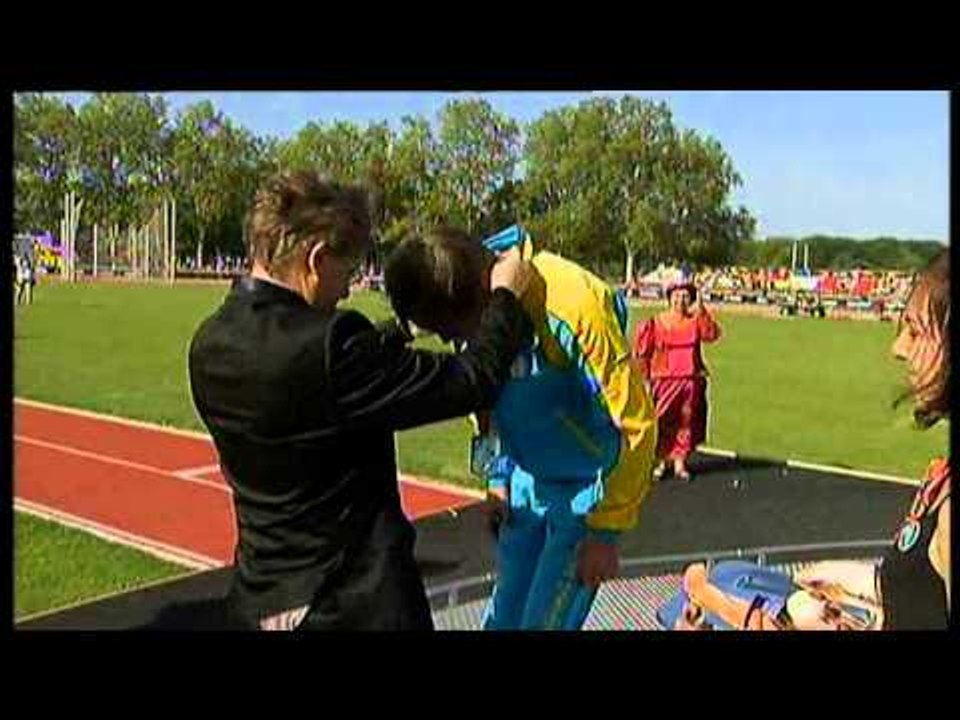 Athletics -  men's 200m T35 Medal Ceremony  - 2013 IPC Athletics World Championships, Lyon