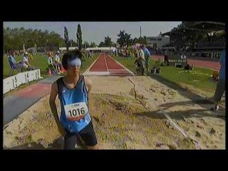 Athletics - Chuan-Hui Yang - men's long jump T11 final - 2013 IPCAthletics World C...