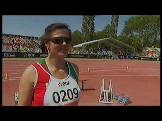 Athletics - Tamara Sivakova - women's shot put F12 final - 2013 IPC Athletics World C...