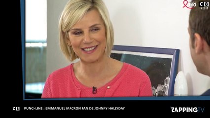 Punchline : Emmanuel Macron avoue être fan de Johnny Hallyday (vidéo)