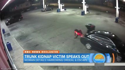 Trunk kidnap victim recounts her daring escape
