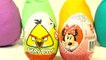 Play-Doh Eggs Angry Birds Minnie Mouse Playdough Eggs Angry Birds Minnie Mouse Surprise Eggs-Kdrjfsq
