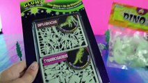 Dinosaur toys GLOW IN THE DARK! Halloween toy opening videos for children-Fxs5NhLQ