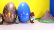 Giant DINOSAUR EGGS Surprise Toy Dinosaurs Jurassic World Toys, Volcano Egg, Dino Dig Videos-2H