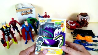 Super Hero Marvel - Surprise Eggs - Hulk, Iron man, thor, spiderman, Captain America, Supe