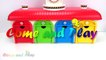 Learn Colors Tayo the Little Bus Squishy Balls Garage Playset Surprise Toys Chocolate Candy Play Doh-ENuu