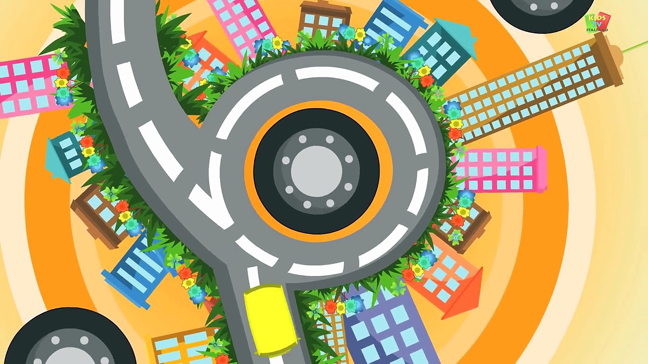 Canzoni per bambini e bimbi piccoli - Wheels on the Bus compilation - Italian Baby music s