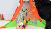 Hot Wheels Volcano Track Launcher ULTIMATE GARAGE PLAYSET Shark Attack kids ToysReview Batman-4idTCv