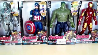 Superhero Marvel - Titan hero Tech -  Hulk vs Iron Man, Ultron, Captain America #SurpriseEggs4k-LtcplICU