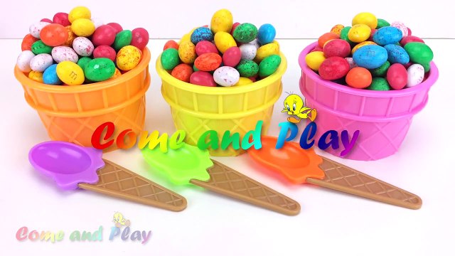 Giant M&M Ice Cream Surprise Toys Chupa Chups Chocolate Kinder Surprise Paw Patrol Learn Colors Kids-4-3TS