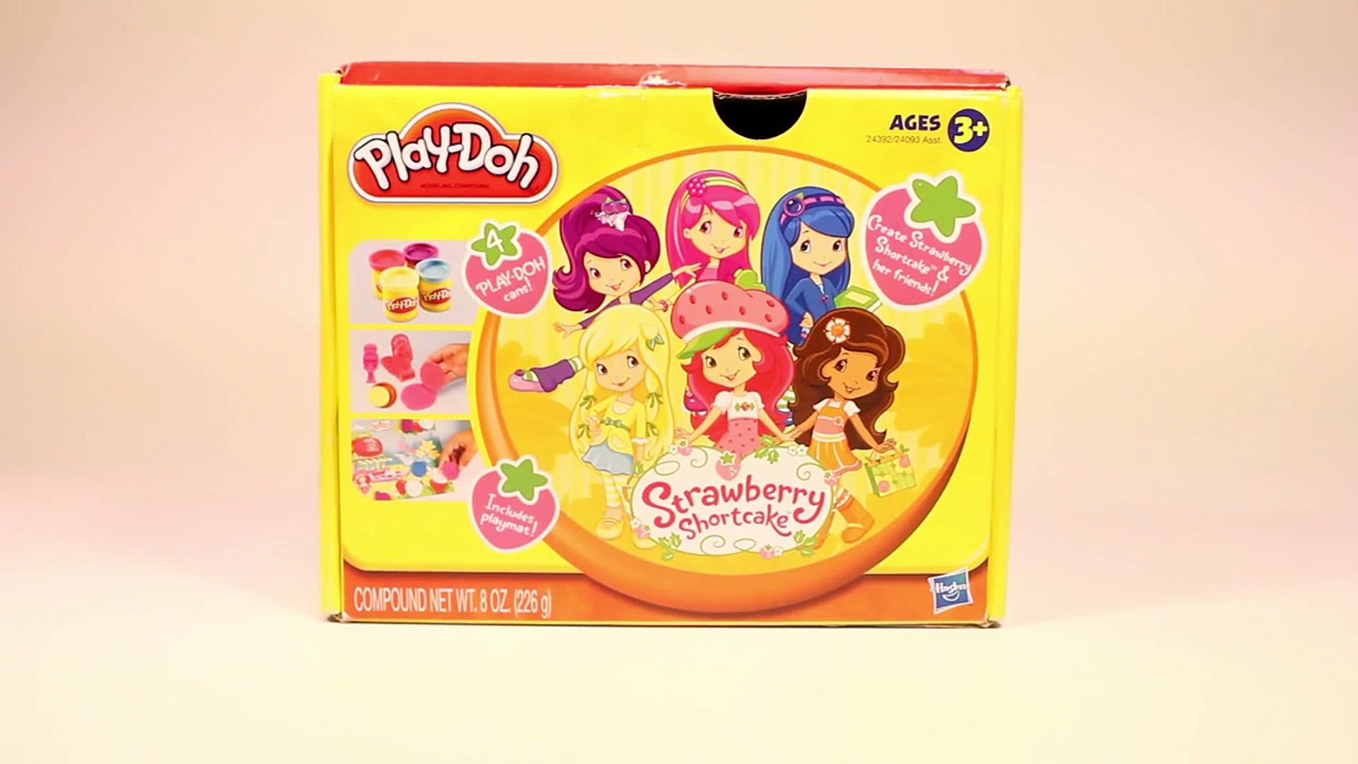 strawberry shortcake play doh