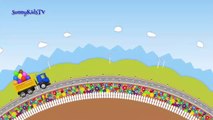 Trucks cartoon for children Learn fruits Surprise eggs Compilation videos for kids-UUQ1cKs