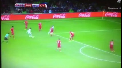 Wilfried Zaha Goal __ Russia vs Côte d'Ivoire 2_0 __ 24_3_2017