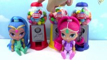 Learn Colors with Shimmer and Shine! Gum Ball Candy Surprises Preschool Toy Box Magic-W