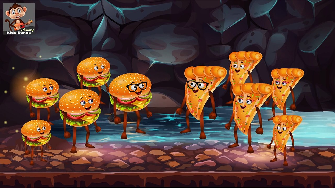 Icecream Finger Family | Burger Vs Pizza Finger Family Rhymes | Nursery Rhymes Collection