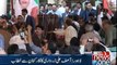 Asif Ali Zardari addresses workers  in Lahore