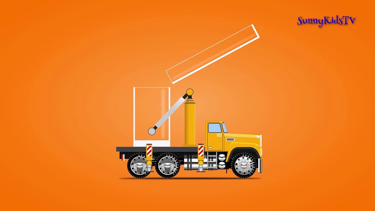 Trucks and cars cartoon for children Learn colors Police cars Compilation video for kids-p2K280