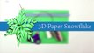3D Snowflake DIY Tutoriake 3D Paper Snowflakes for hoUntitled