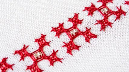 Basic Hand Embroidery Pattern - Kutch Work Tutorial