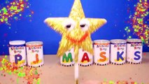 PJ MASKS Alphabet Soup Game LEARN ABCs   Letters Surprise Toys Educational Kids Video-K