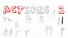 Learn Actions 2! Phrases -  Part 1 - ELF Kids Videos-WxQl6ti