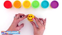 How to Make Emoji Faces with Play-Doh * Creative Fun For Kids * Play Dough Art * RainbowLe