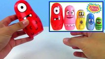 Yo Gabba Gabba Stacking Cups! Learn Colors Nesting Dolls Dinosaur with Surprise Toys ToyBoxMagic-K0cIY