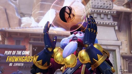 Overwatch: 3k Transcendence to win the round