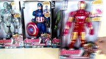 Superhero Marvel - Titan hero Tech -  Hulk vs Iron Man, Ultron, Captain America #SurpriseEggs4k-LtcplIC