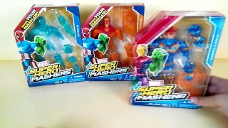 Marvel super hero mashers - Iceman, Marvel nova, Marvel Pyro, Toy for kids #SurpriseEggs4k-c8FqA