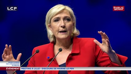 Marine Le Pen défend "une école où tous les enfants apprennent à respecter la France"