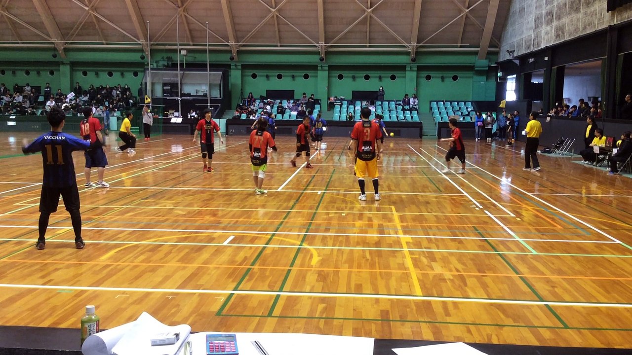 2017/03/26 中高生・社会人ドッジボール大会in栃木 RED☆MAX vs CROWD
