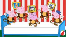 New Five Little Monkeys Kids Songs Peppa Pig Paw Patrol Ryder Disney Frozen Anna Toys | #A