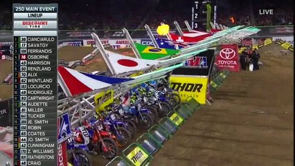 Monster Energy Supercross 2017 - Rd12 Detroit - 250 Main Event