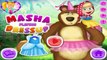 → Masha And The Bear TV Episode Game - Masha Playing Dress Up (Disney Princesses)