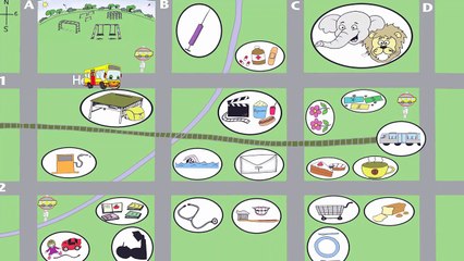 Learn Town Vocabulary! _ My City _ EFL _ ESL _ Phrases #2 _ ELF Learning-qd-