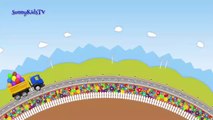 Trucks cartoon for children Learn fruits Surprise eggs Compilation videos for kids-UUQ1cK