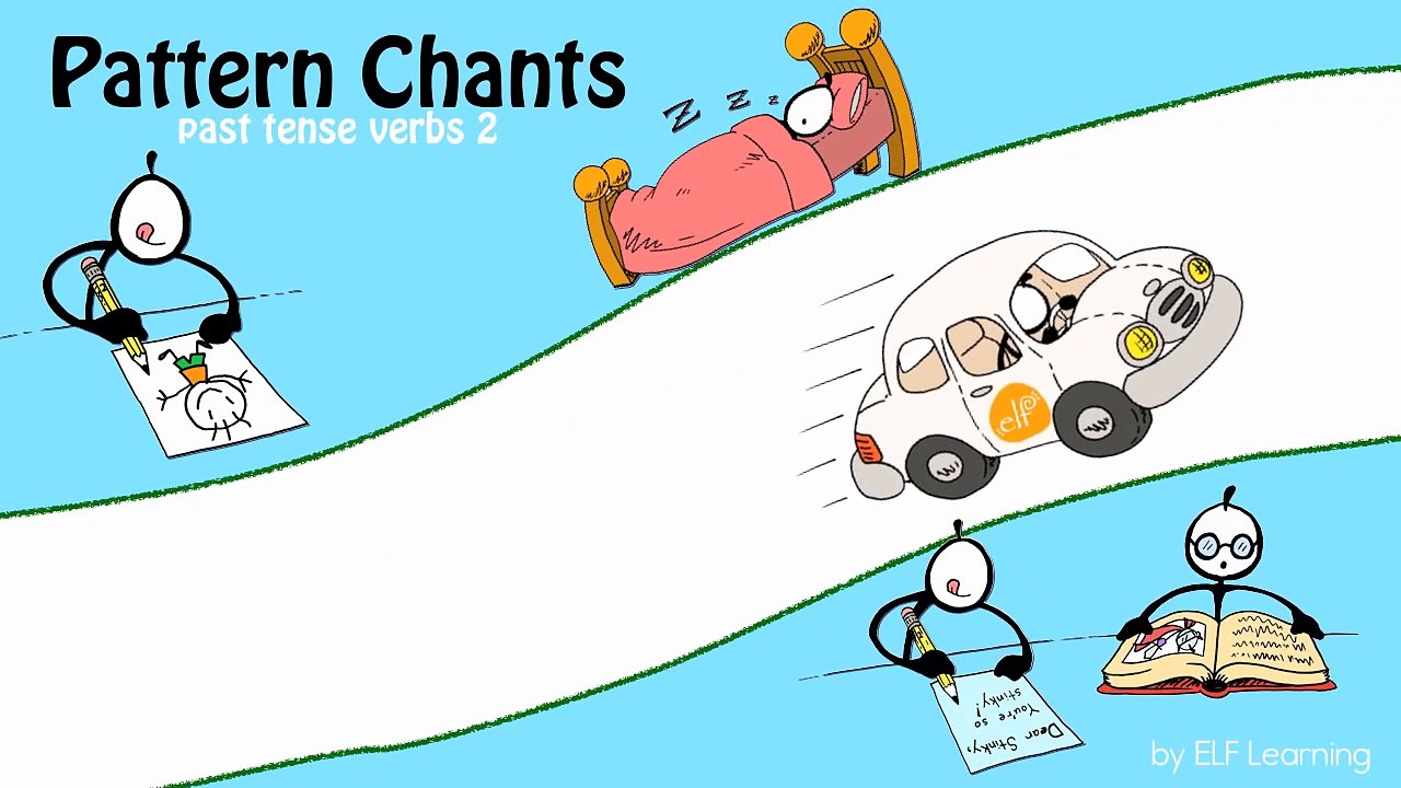 Learn Past Tense Verbs 2 - Patterns Chants - ESL - EFL - ELF Learning-LbA2L