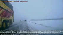 La plupart des accidents de la route choquants horrible accident de voiture russe 2016 année, 25 min compil