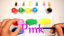 Learn Rainbow Colors with Play Doh Paint Palette and Water Paint ♥ Fun & Easy Play ♥ Rainb